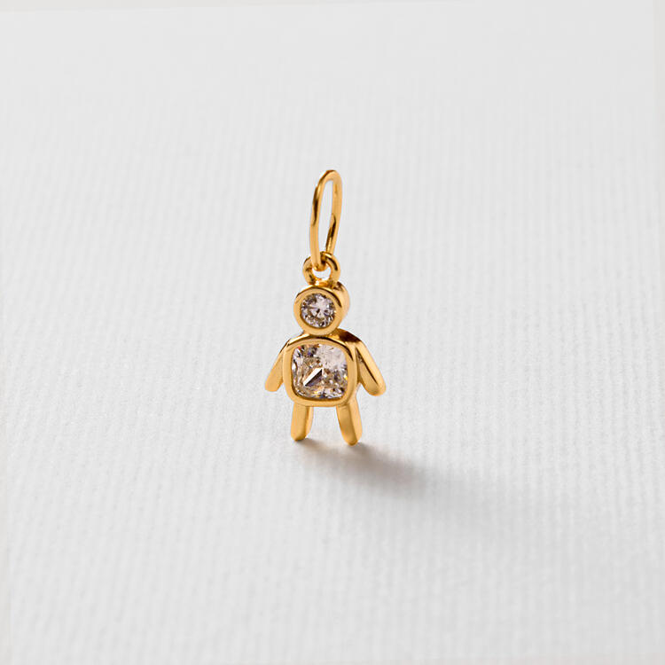 PINGENTE MENINO PRATA 925
