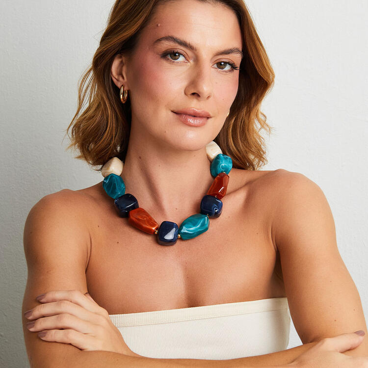 Colar Maré Terracota
