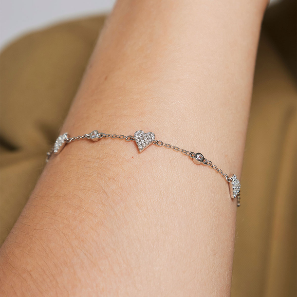 PULSEIRA AMORE PRATA 925