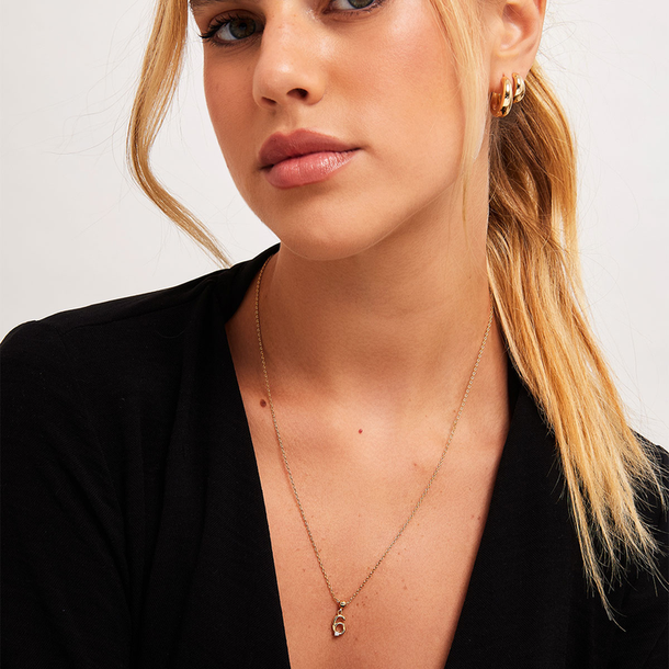 PINGENTE NUMERO 6 ZIRCONIA