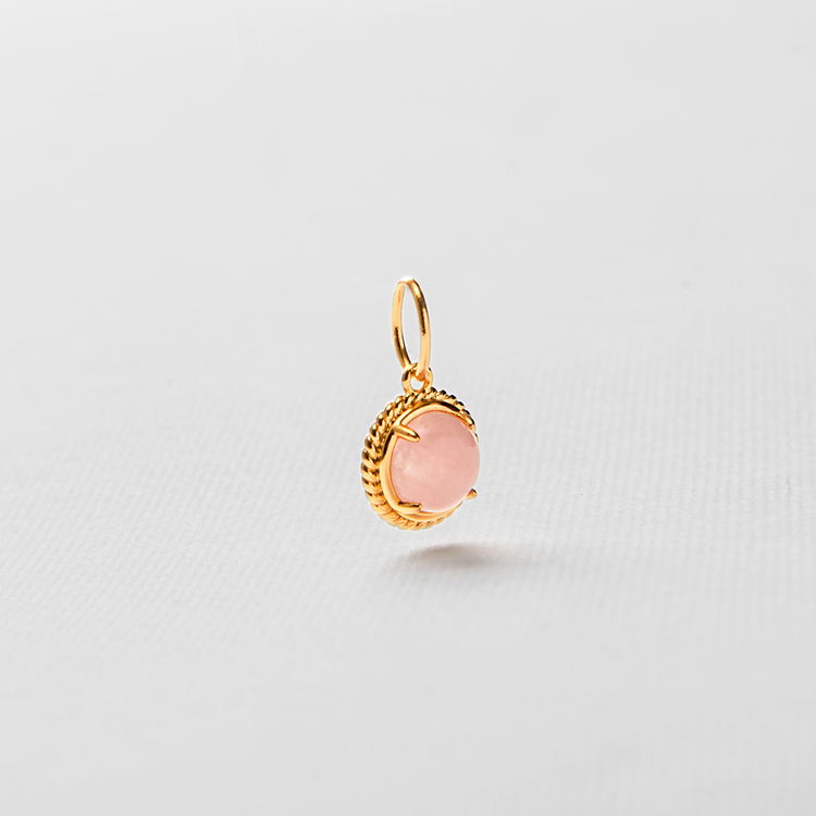 PINGENTE QUARTZO AMOR COLLAB MÁRCIA SENSITIVA