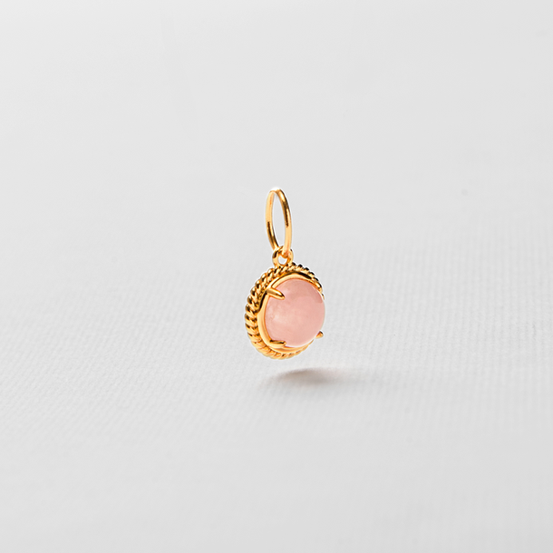 PINGENTE QUARTZO AMOR COLLAB MÁRCIA SENSITIVA