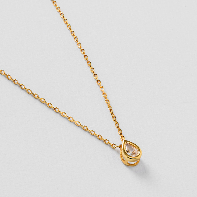 COLAR SOLITÁRIO ZIRCONIA