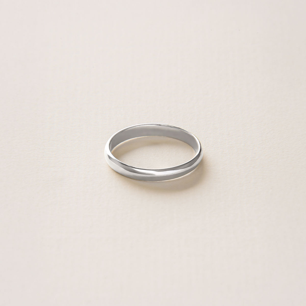 ALIANÇA 3MM PRATA 925