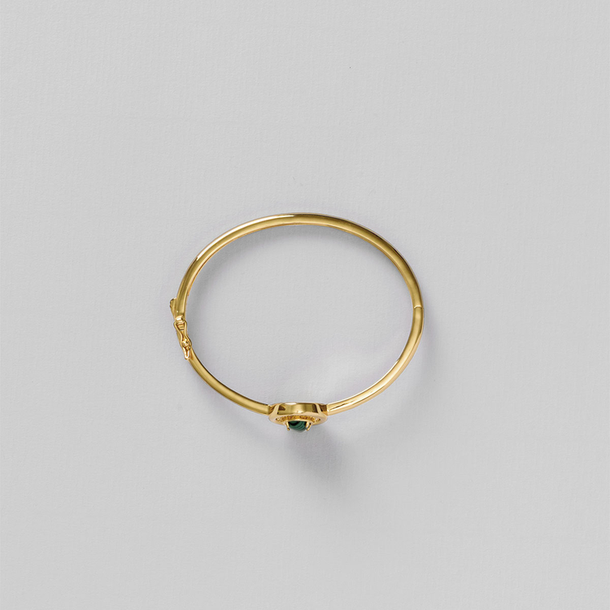 BRACELETE  DOMO MALAQUITA