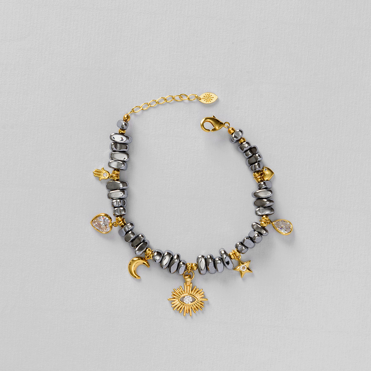 PULSEIRA AMULETOS HEMATITA