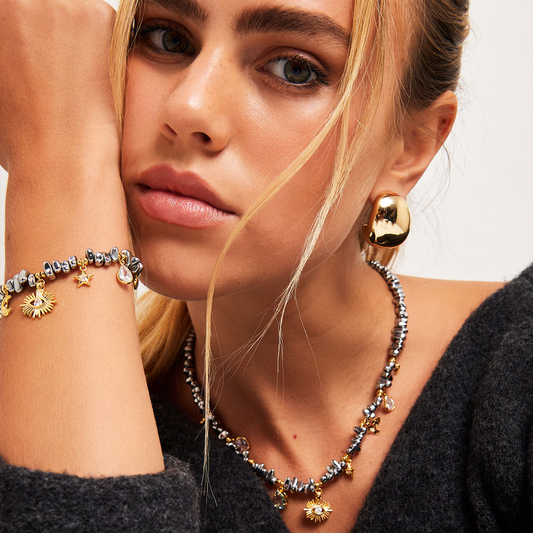 PULSEIRA AMULETOS HEMATITA