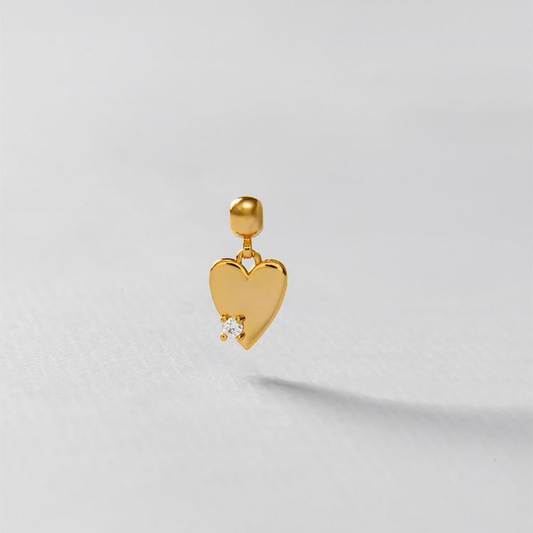 PINGENTE CORAÇÃO ZIRCONIA