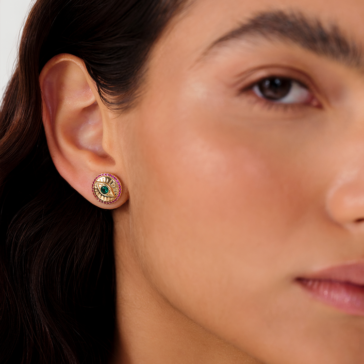 BRINCO OLHO MÍSTICO VERDE