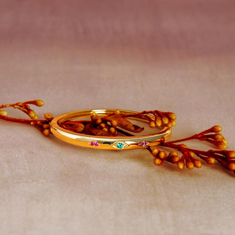 BRACELETE OLHO MÍSTICO VERDE