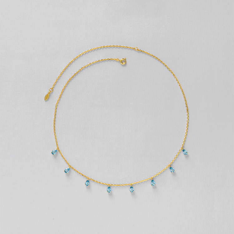 COLAR MISTÉRIOS GIPSY AZUL