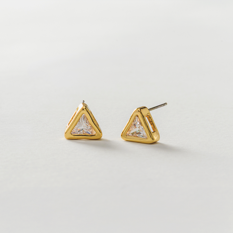 BRINCO TRIÂNGULO ZIRCÔNIA