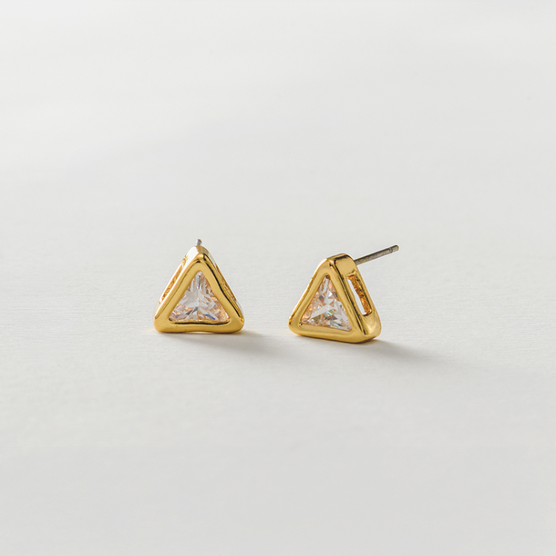 BRINCO TRIÂNGULO ZIRCÔNIA