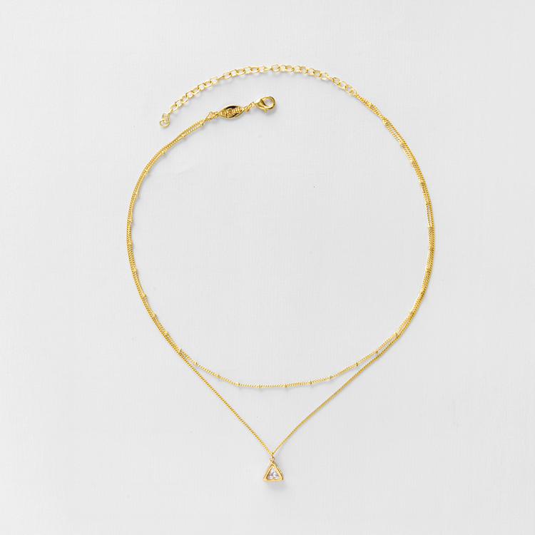 COLAR DUPLO TRIÂNGULO
