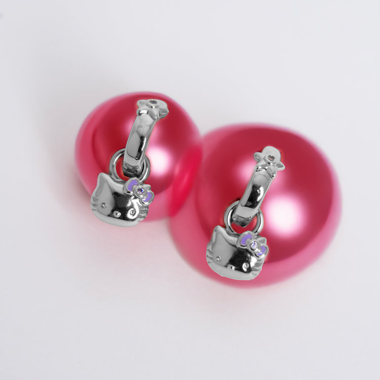 BRINCO ARGOLA HELLO KITTY