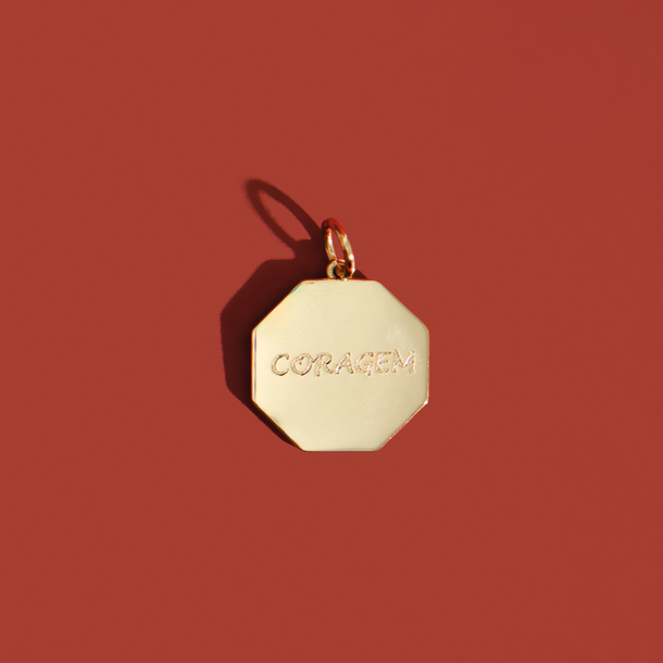 PINGENTE MOEDAS CORAGEM