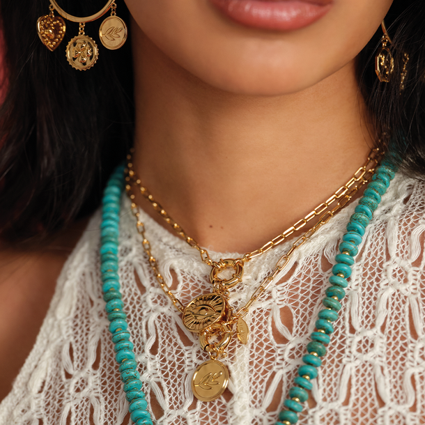 PINGENTE MOEDAS OLHO