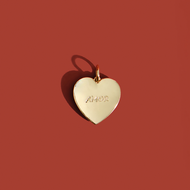 PINGENTE MOEDAS CORAÇÃO