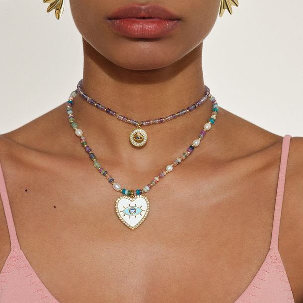 COLAR SUNSHINE OLHO COLORS