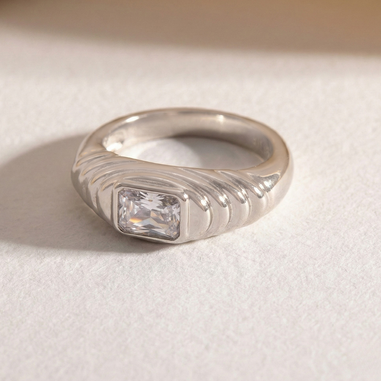 ANEL ASTROS TEXTURA ZIRCÔNIA