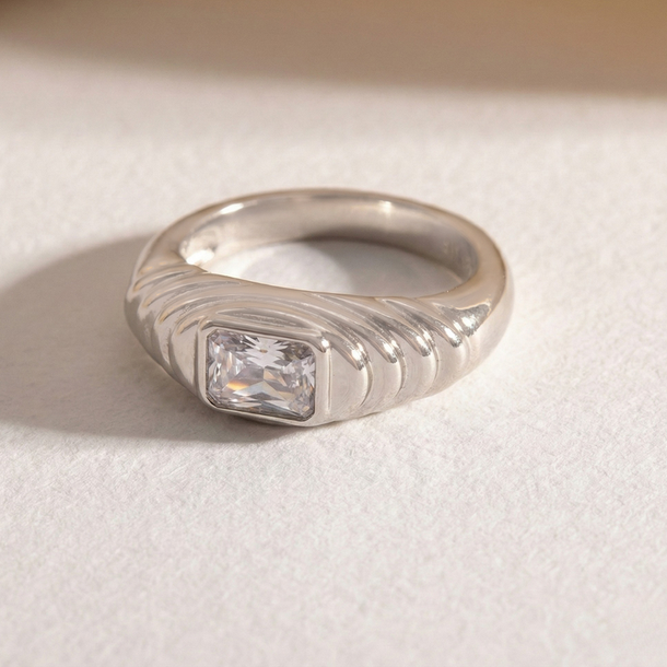 ANEL ASTROS TEXTURA ZIRCÔNIA