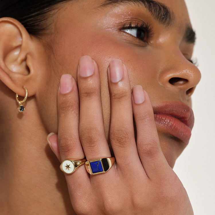 ANEL ASTROS SIGNET LAPIS LAZULI