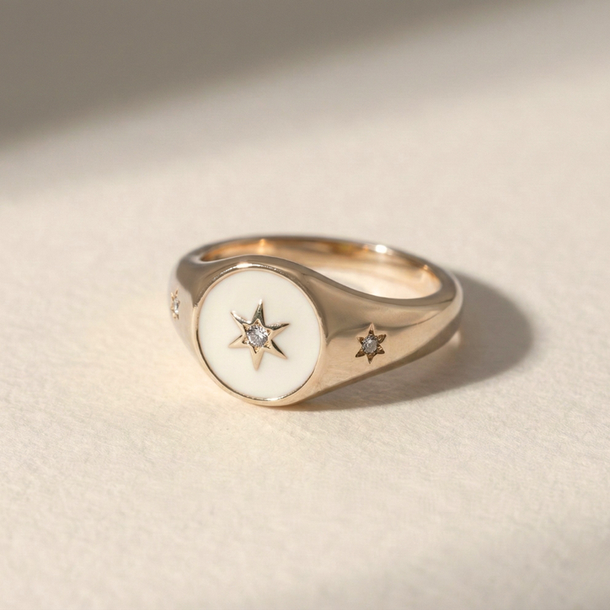 ANEL ASTROS SIGNET ESTRELA