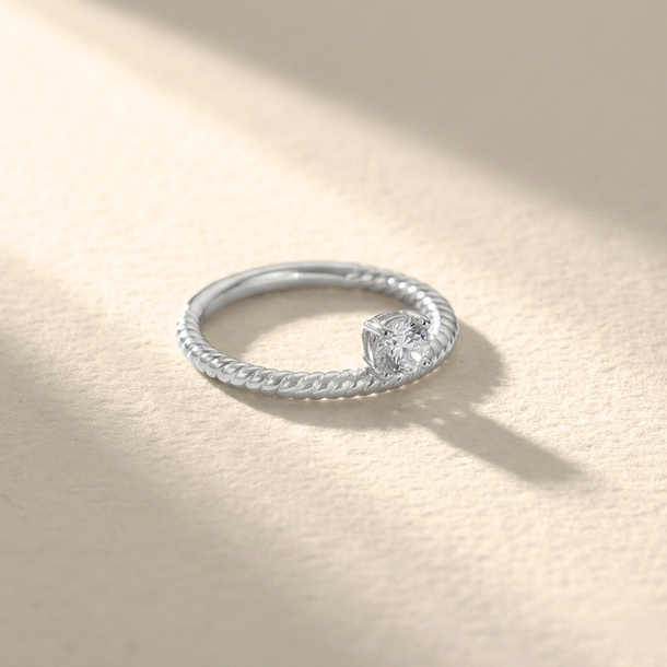 ANEL ASTROS INCOLOR PRATA 925