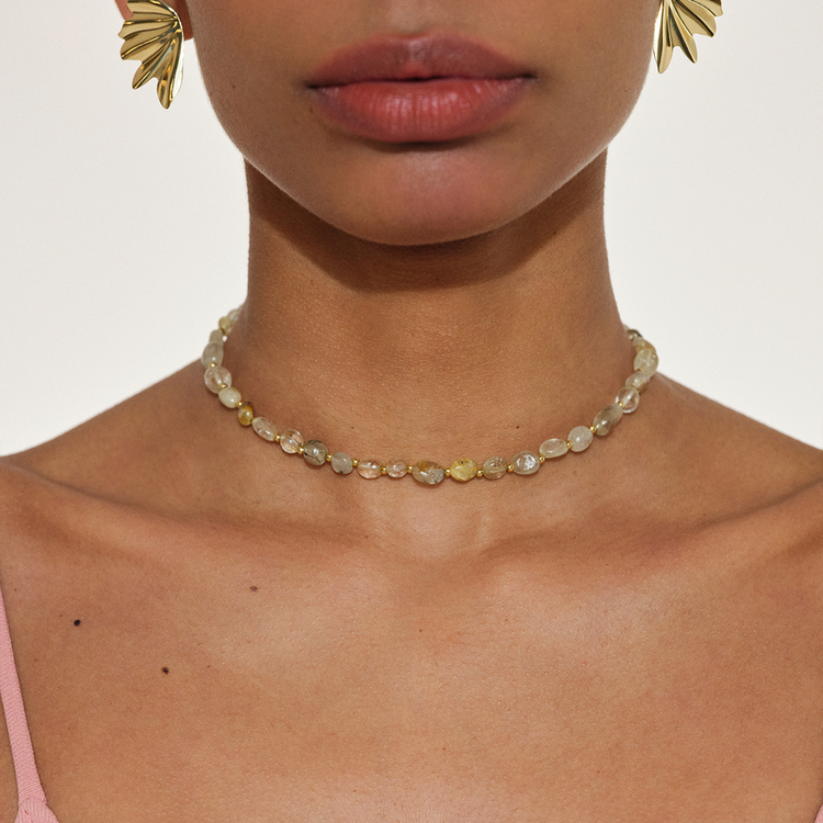 COLAR SUNSHINE CITRINO