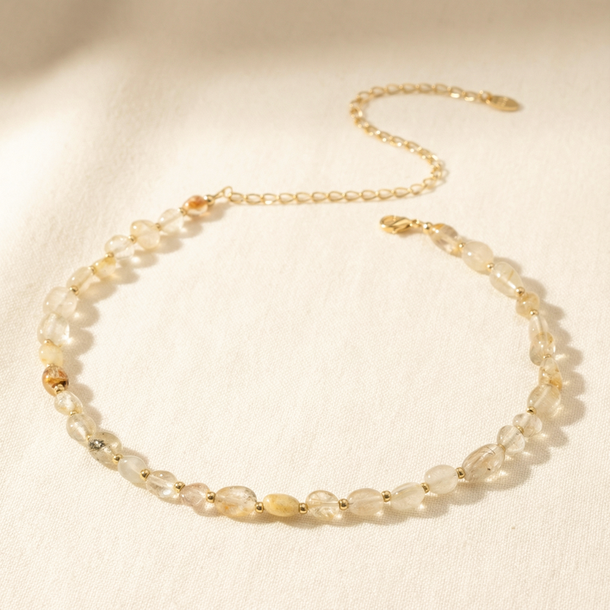 COLAR SUNSHINE CITRINO