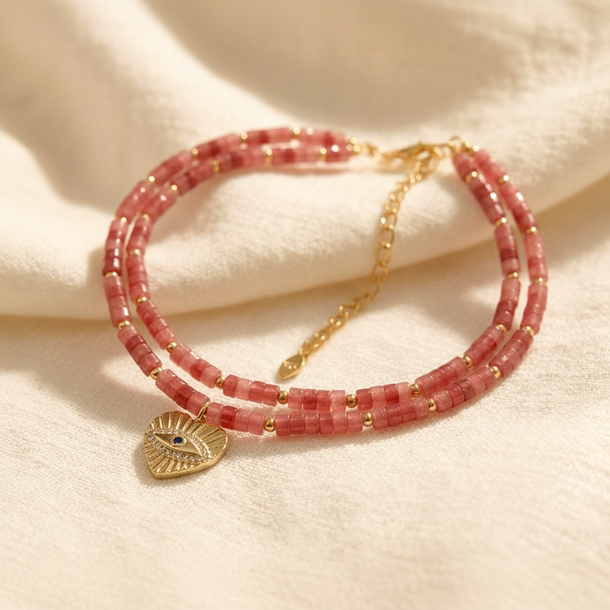 COLAR SUNSHINE DUPLO JADE RUBI