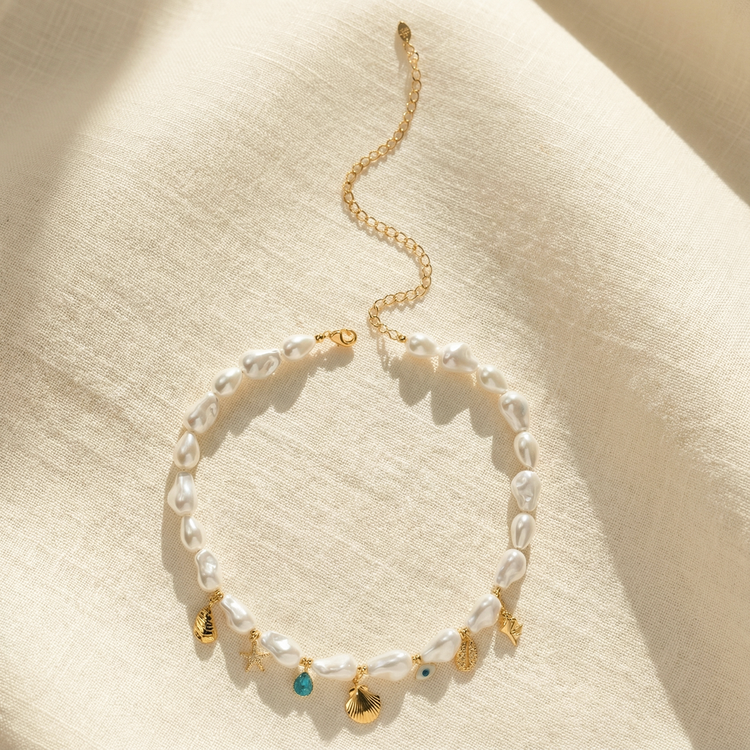 COLAR SUNSHINE BARROCA CONCHAS