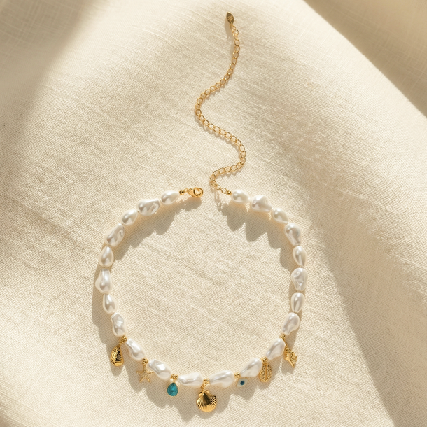 COLAR SUNSHINE BARROCA CONCHAS