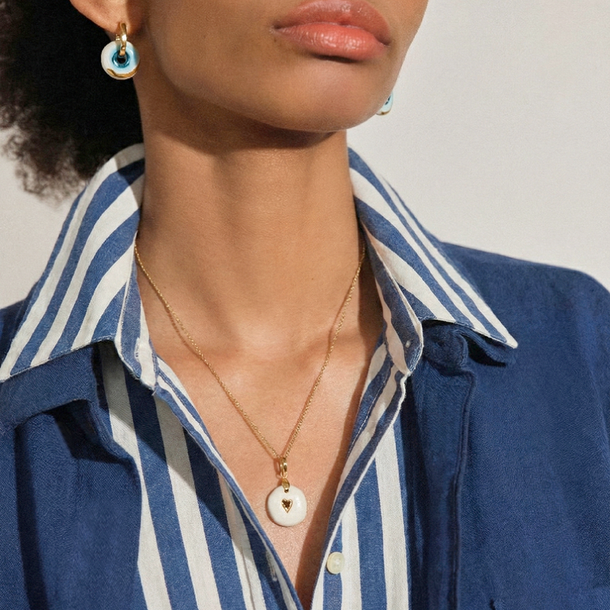 COLAR CERAMICS CORAÇÃO