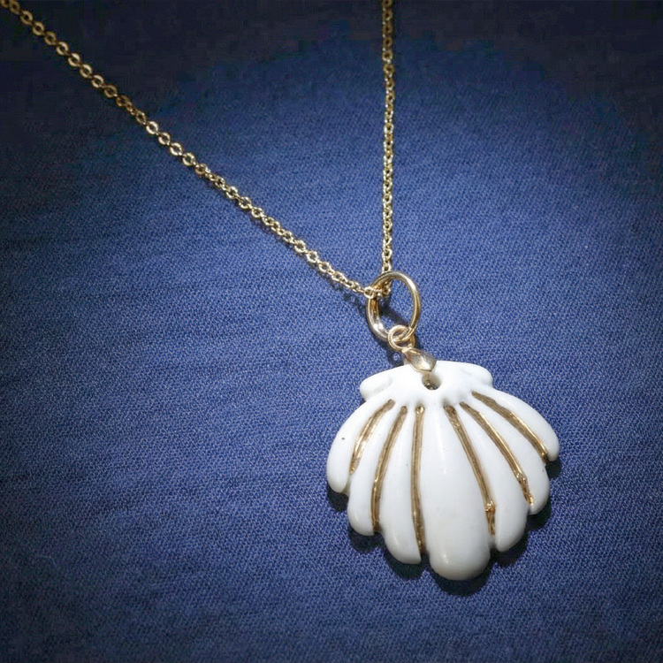 COLAR CERAMICS CONCHA