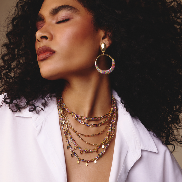 COLAR CORRENTE ENTRELAÇOS