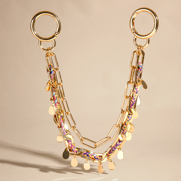 PINGENTE PARA BOLSA ENTRELAÇOS