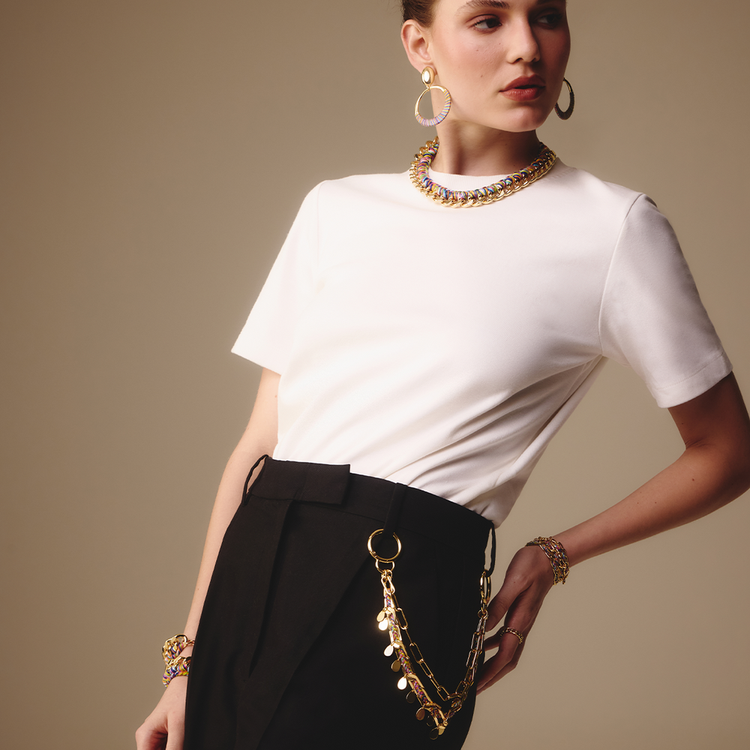 PINGENTE PARA BOLSA ENTRELAÇOS