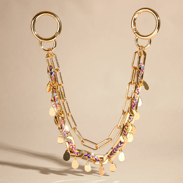 PINGENTE PARA BOLSA ENTRELAÇOS