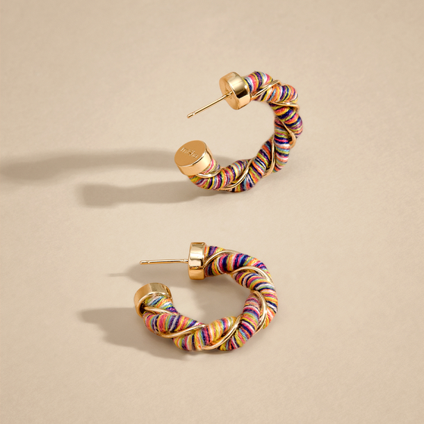 BRINCO ARGOLA ENTRELAÇOS