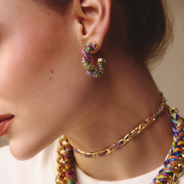 BRINCO ARGOLA ENTRELAÇOS