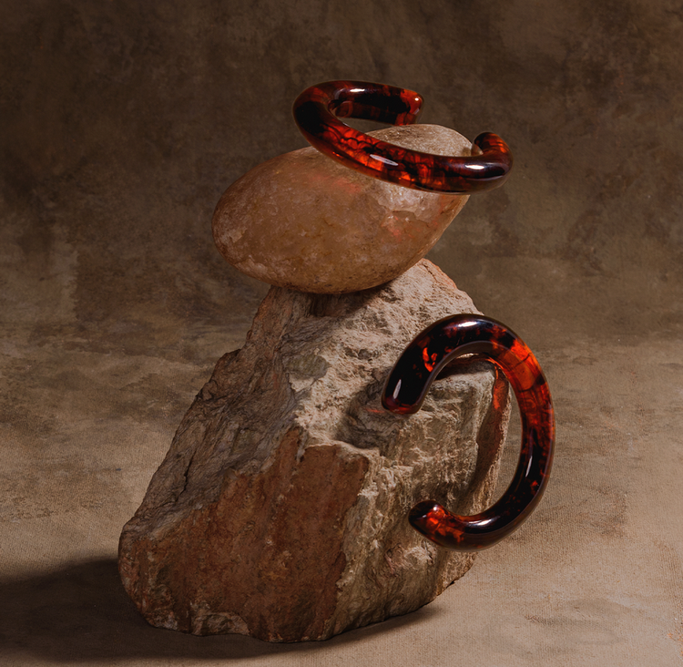 BRACELETE ÂMBAR MARROM P