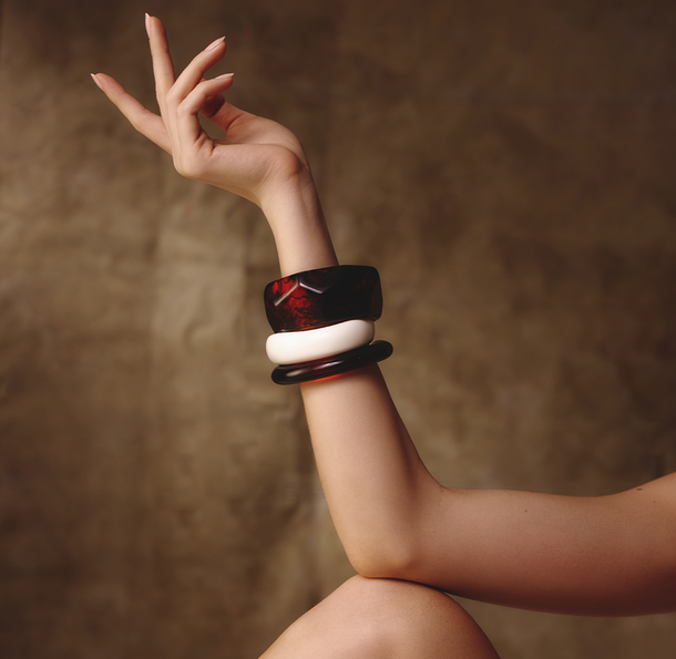 BRACELETE ÂMBAR MARROM P