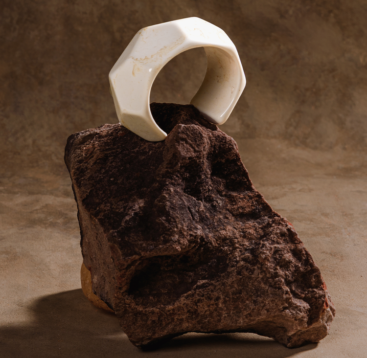 BRACELETE MAXI ÂMBAR OFF WHITE P