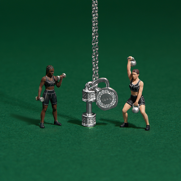 COLAR MUSCULAÇÃO OPEN ERA PRATA 925