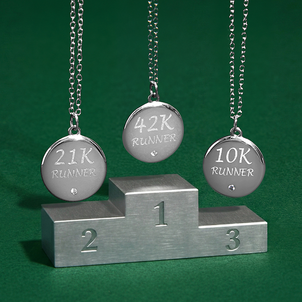 COLAR CORRIDA 21K OPEN ERA PRATA 925