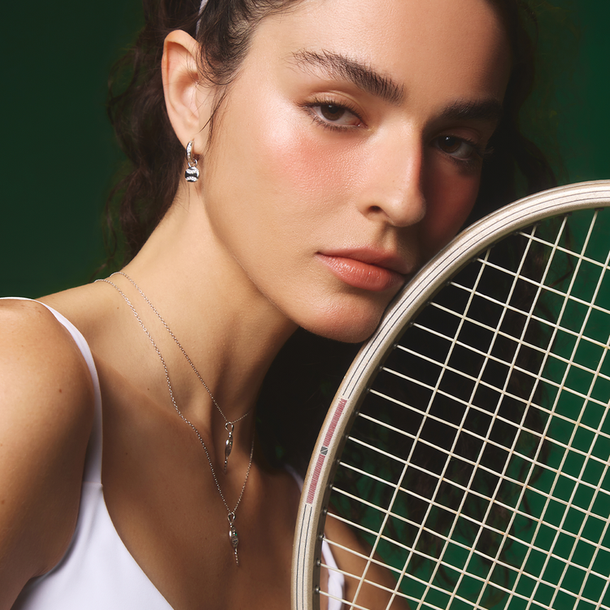 BRINCO TÊNIS OPEN ERA PRATA 925