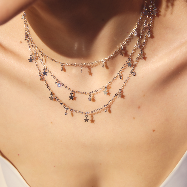 COLAR SOUL STARS TRIPLO