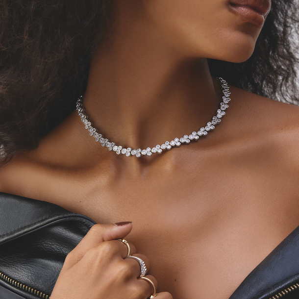 COLAR RIVIERA CELESTE