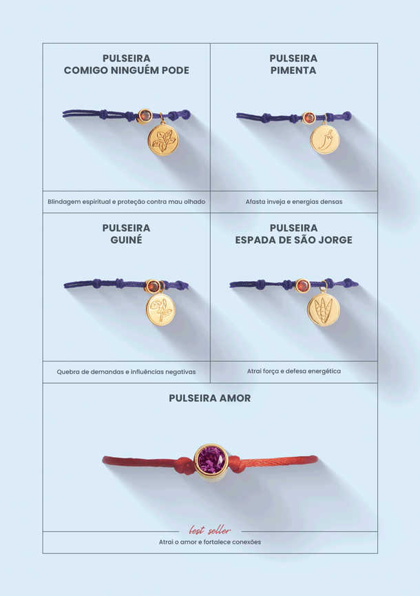 PULSEIRA ESPADA DE SÃO JORGE COLLAB MÁRCIA SENSITIVA